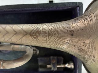 Tromba d'epoca USA anni '20-'30 con custodia