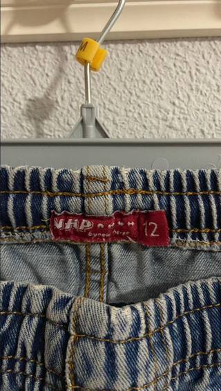 Vaqueros anchos de tiro bajo de NHP