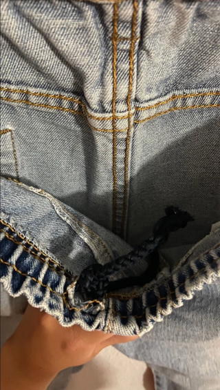 Vaqueros anchos de tiro bajo de NHP