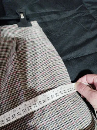 Pantalón MLN Mujer Beige Multicolor