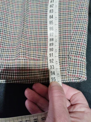 Pantalón MLN Mujer Beige Multicolor