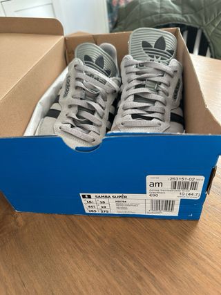 Zapatillas Adidas Samba Super Hombre Gris