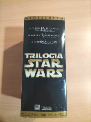 Confezione VHS Trilogia di Star Wars