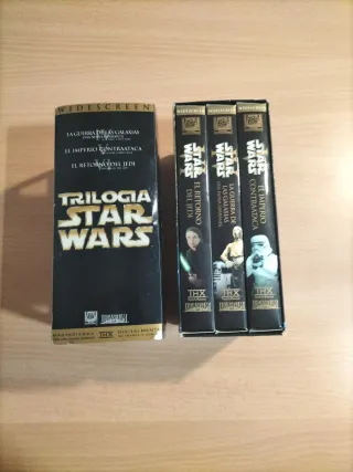 Confezione VHS Trilogia di Star Wars
