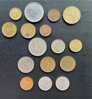 Lote monedas antiguas Europa