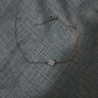 Pulsera plata moissanita