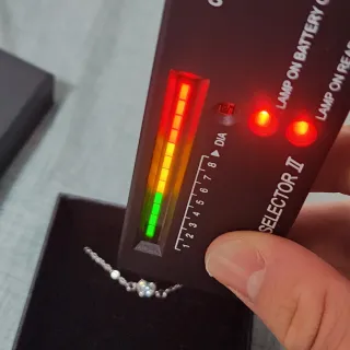 Pulsera plata moissanita