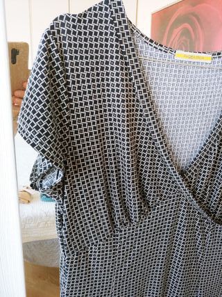 Vestito Piazza Italia nero/bianco taglia m/l