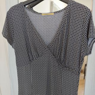 Vestito Piazza Italia nero/bianco taglia m/l