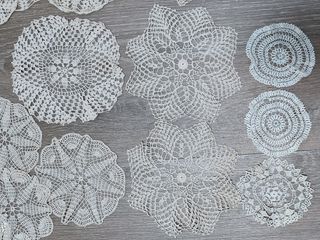 Tapetes Crochet Blanco Algodón