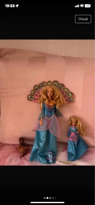 Bambola Principessa Pavone