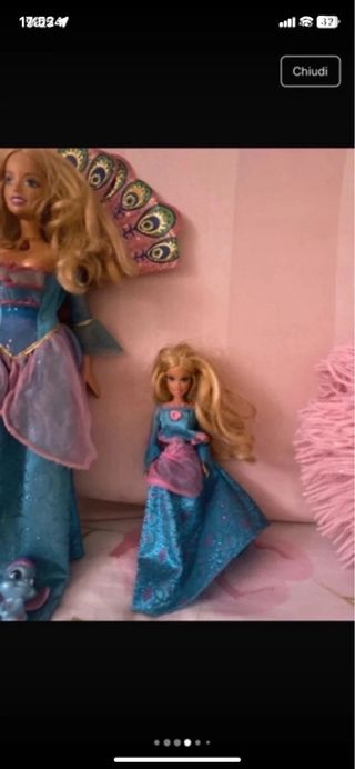 Bambola Principessa Pavone