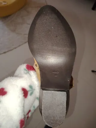 Botines piel cowboy country beige/marrón