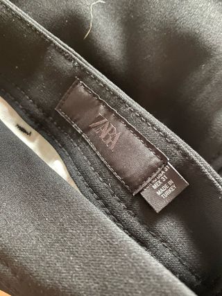 Pantalones Chinos Zara Negros