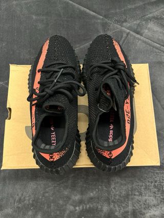 Adidas Yeezy Boost 350 V2 Negro Rojo