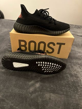 Adidas Yeezy Boost 350 V2 Negro Rojo