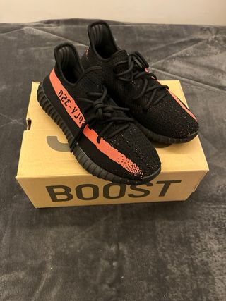 Adidas Yeezy Boost 350 V2 Negro Rojo