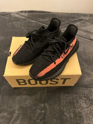 Adidas Yeezy Boost 350 V2 Negro Rojo