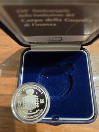 5 euro argento Guardia Di Finanza 2024 Italia FS