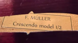 Violín F. Müller Crescendo 1/2 Luthier