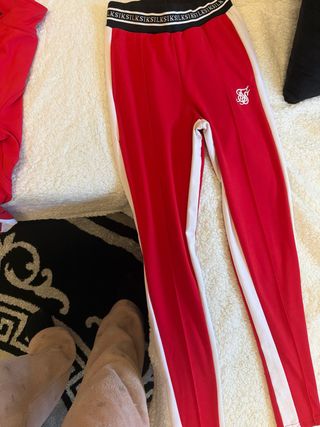 Chándal SikSilk Rojo Talla S