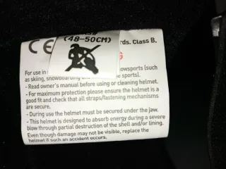 Casco niño azul 48-50 cm