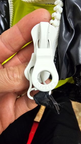 Piumino Duvetica nero e verde