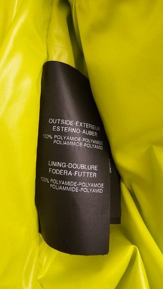 Piumino Duvetica nero e verde