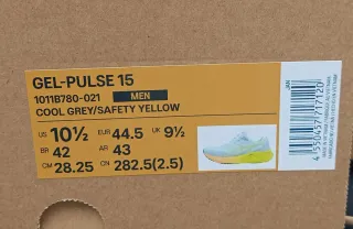 T44.5 ASICS GEL - PULSE 15