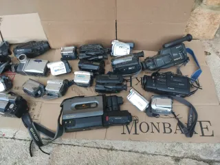 Lote Cámaras Vídeo Despiece Canon Hitachi Sharp So