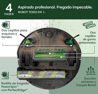 Robot aspirador fregasuelos Roomba Max 705 Combo