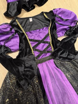 Disfraz de Bruja Talla 7/8 Años