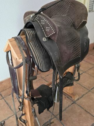 Montura de caballo portuguesa