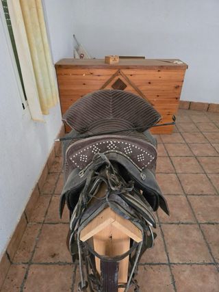 Montura de caballo portuguesa