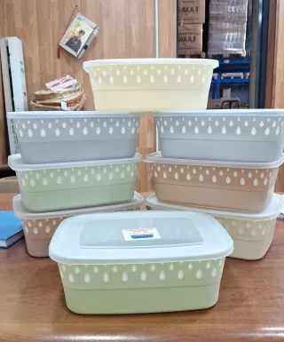 Set 2 Contenitori Rettangolari 30x25 cm