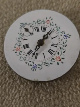 Quadrante e meccanismo orologio da tasca Ricambist