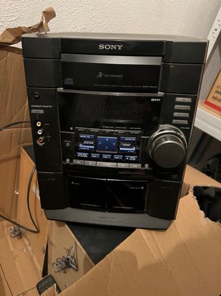 Minicadena Sony 3 CDs