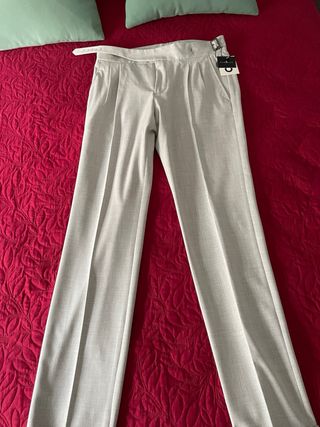 Pantalón vestir Puroego gris talla M