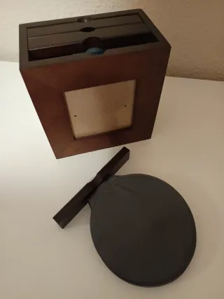 Caja organizadora de CD de madera