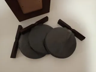 Caja organizadora de CD de madera