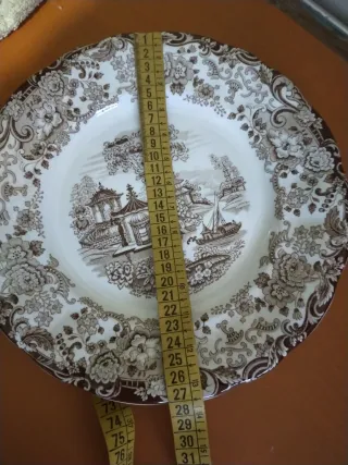 Plato La Cartuja de Sevilla porcelana