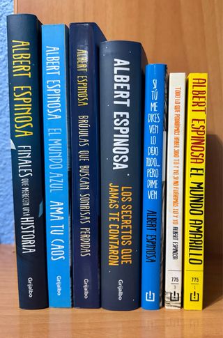 Lote libros Albert Espinosa