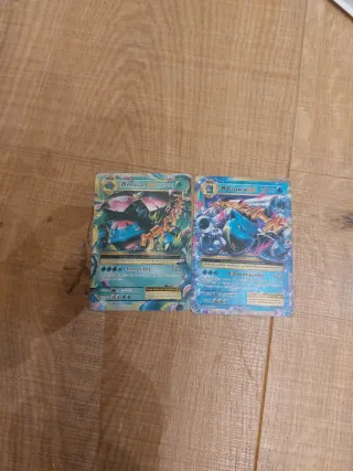 Cartas Pokémon Venusaur y Blastoise