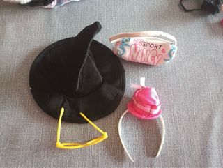 Accesorios Nancy: sombrero, bolso y gafas