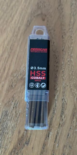 Brocas HSS M35 Cobalto 3.5mm DIN338 (10uds)