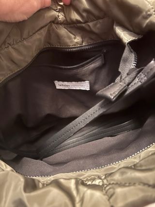 Bolso acolchado verde