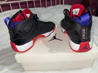 Zapatillas Jordan Talla 44 Negras Rojas