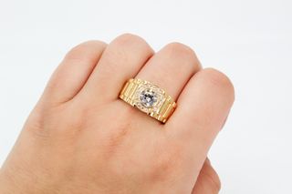 Anillo De Oro De 18K.. Ref: 020-01-01063