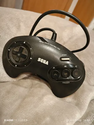 Mando Oficial Sega Megadrive 3 Botones Retro.