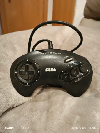 Mando Oficial Sega Megadrive 3 Botones Retro.